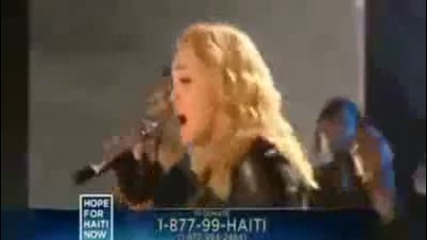 Madonna Like a Prayer Live at Hope for Haiti Now Telethon 