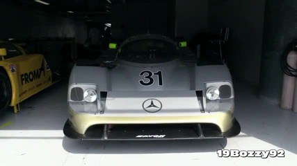 Sauber Mercedes C11 Group C Pure Sound at Monza Circuit
