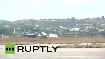 Syria: Russian Air Force jets soar into action from Hmeymim base