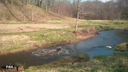 Овчарски скок през река -смях