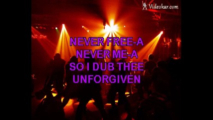 Metallica - Unforgiven (karaoke)