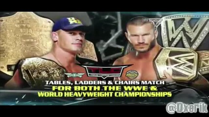 Джон Сина срещу Ренди Ортън мач на турнира Маси , Стълби и Столове 2013 ( Шампион срещу Шампион )