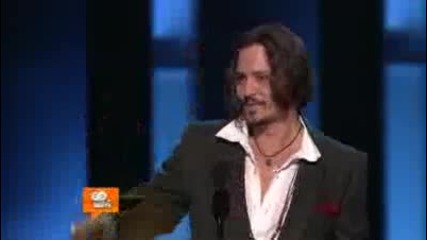 Peoples Choice Awards 2010 Favorite Movie Actor - Johnny Depp 