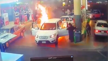 Бърза реакция спасява от взрив бензиностанция в Саудитска Арабия