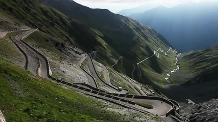Ferrari 458 Spider on the Stelvio Pass - Car and Driver