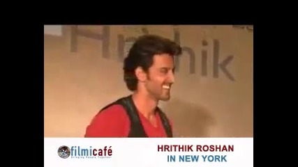 Hrithik Roshan with fans New York
