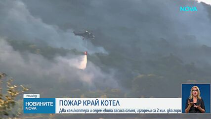 Задействаха BG-Alert заради горски пожар в Сливенско