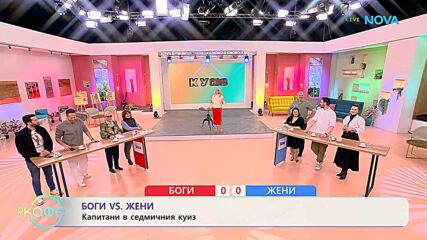 Боги VS Жени: Капитани в седмичния куиз - „На кафе“ (13.01.2026)