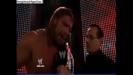Wwe No Way Out 2009 Triple H Дава Интервю След Като Спечели