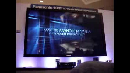 Panasonic 103 Инча - Най - Голямата Плазма