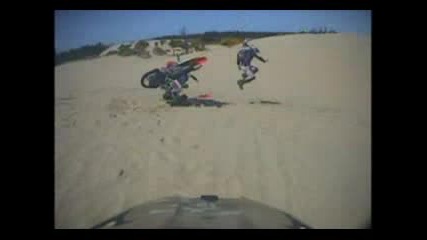 Mx Motorcycle Crash Into Atv