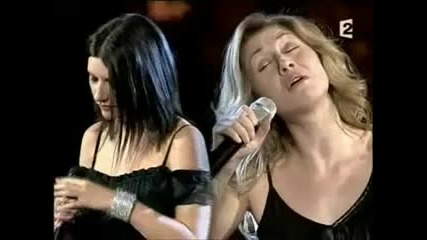 Laura Pausini with Lara Fabian - La Solitudine 