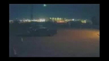 Police dash cam of Meteor over Edmonton, Canada 