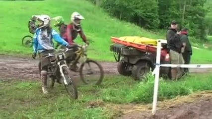 Mountain Bike Mud Racing
