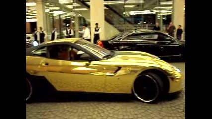 Gold Ferrari 599 Hamann