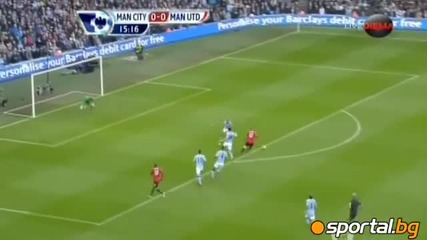 Голов Спектакъл ! Манчестър Сити - Манчестър Юнайтед 2:3 09.12.2012