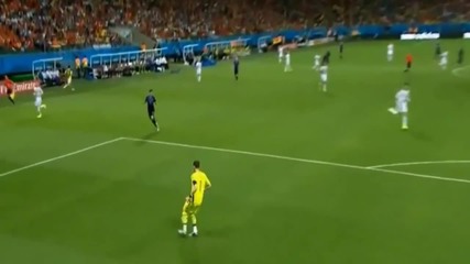 Робин Ван Перси втори гол (грешка на Касияс) World Cup 2014 Brasil