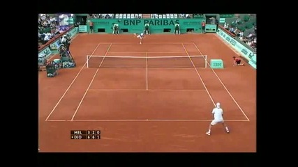 Djokovic vs Melzer Roland Garros 2010 Highlights 