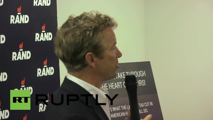 USA: Rand Paul opens presidential campaign office in Iowa