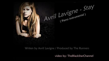 Avril Lavigne - Stay (piano instrumental) New Song 2012!