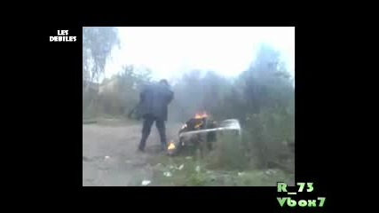 Пиян руснак - идиот