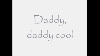 Boney M daddy cool lyrics