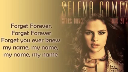 Selena Gomez - Forget Forever (lyrics)