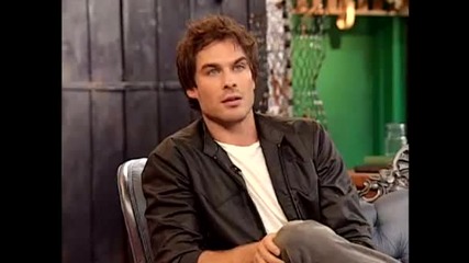 Ian Somerhalder at Its On With Alexa Chung 