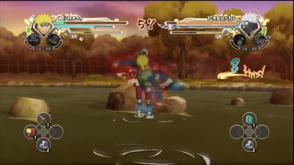 Naruto Shipuden Ultimate Ninja Storm Generetions_team Minato vs Team Kakashi