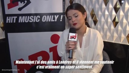 Selena Gomez Revivalevent Interview With Radio Nrj At Yeeels Restaurant