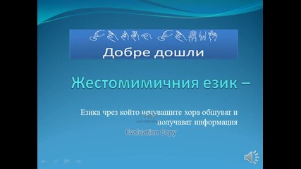 В света на тишината - има воден знак, защото е правено с триал версия, нелицензирана