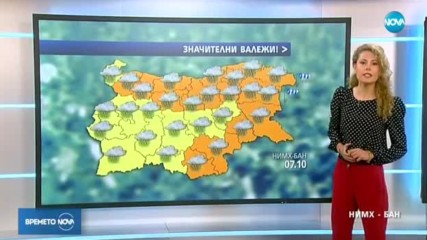 Дъжд, студ и сняг!