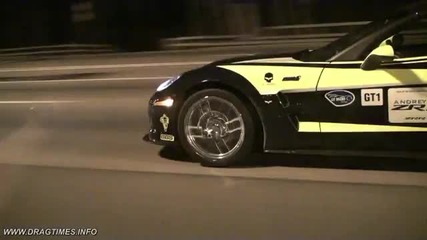 Dragtimes.info Nissan Gt - R P800 vs Corvette Zr1 Lpe 