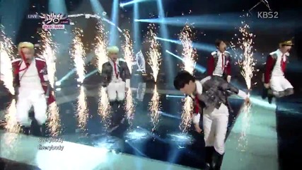[131018] Shinee - Interview + Everybody @ Music Bank