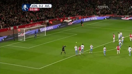 Arsenal -1-2- Aston Villa ( Van Persie )