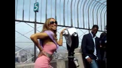 Mariah Carey Empire State Building Manhatten Roof Top