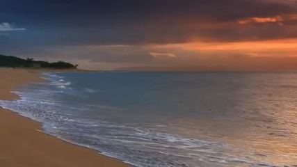 Плажове + Романтична Хавайска музика + океански вълни 