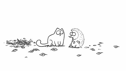 Simon's Cat in 'cat Chat'