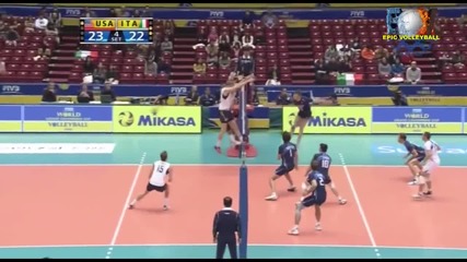 The best moments volleyball _ Italy - Usa _ World Grand Champions Cup - 2013