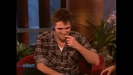 * H Q * Robert Pattinson в шоуто на Елън [part 2]