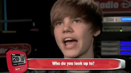 Justin Bieber Rapid Fire Quiz on Radio Disney Total Access