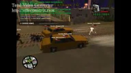 San Andreas Multiplayer - Los Locotes vs 54th street Cyco Clika!