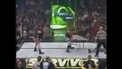 Wwe (jeff Hardy & Dudley Boyz Vs 3 Minute Warning & Rico) Table Match