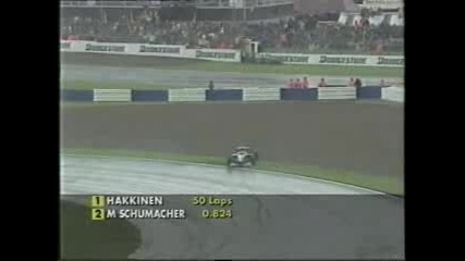 Михаел Шумахер срещу Мика Хакинен - Silverstone Gp 1998