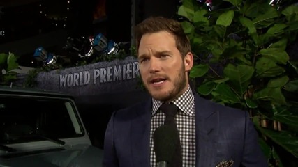 Chris Pratt Stars At LA Premiere of 'Jurassic World'