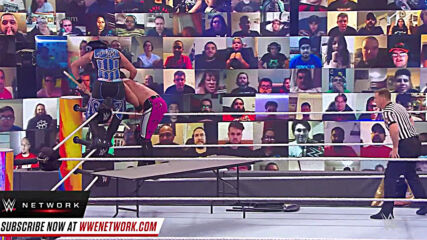Dominik Mysterio slams Seth Rollins through a table: SummerSlam 2020 (WWE Network Exclusive)