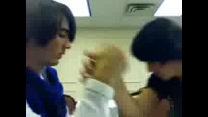 Kevin And Joe Arm Wrestling