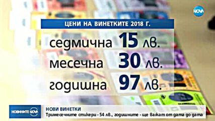 Въвеждат тримесечни винетки за леки коли от догодина