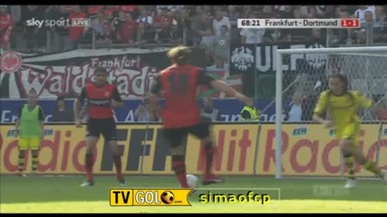 Eintracht Frankfurt - Dortmund 1 - 1 (1 - 1,  29 8 2009)