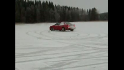 Opel Calibra 4x4 - drift 2